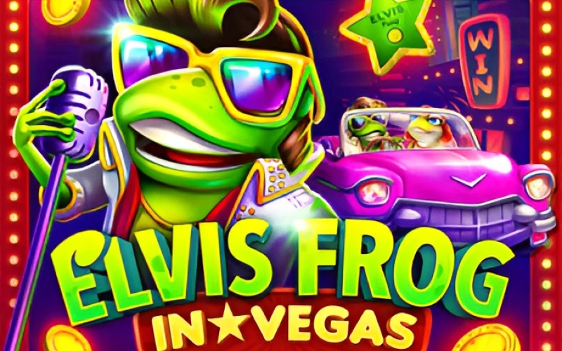Jouez à Elvis Frog in Vegas en ligne sur 1Win.