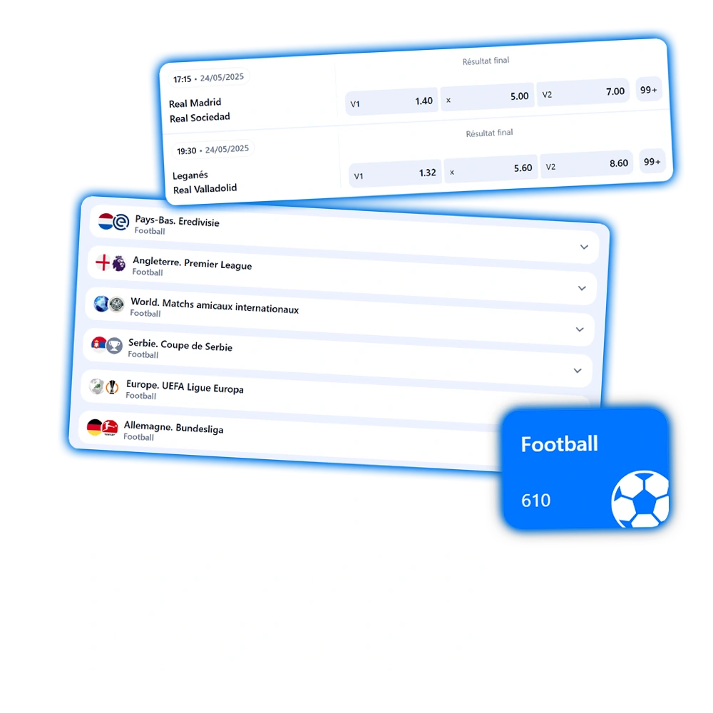 Placez vos paris sur les événements footballistiques sur 1Win.