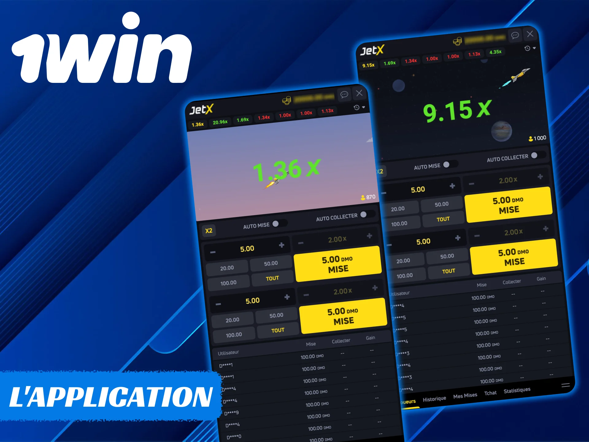 Jouer à 1Win JetX sur votre téléphone est particulièrement pratique.