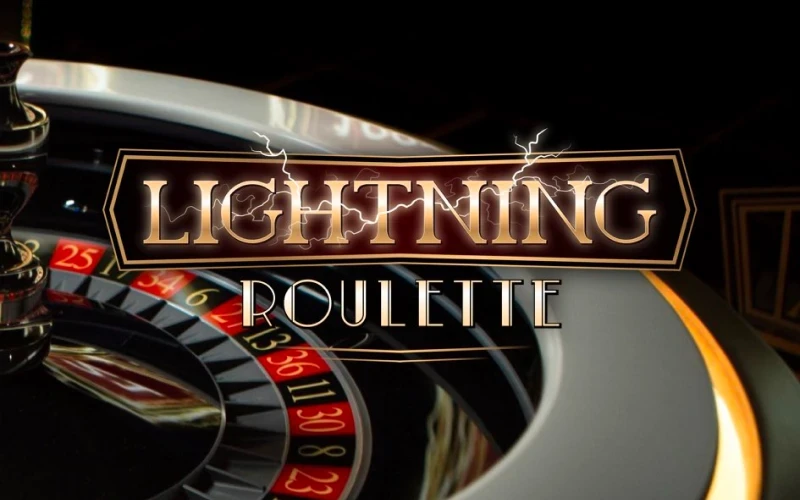 Profitez du jeu classique Lightning Roulette au casino 1Win.