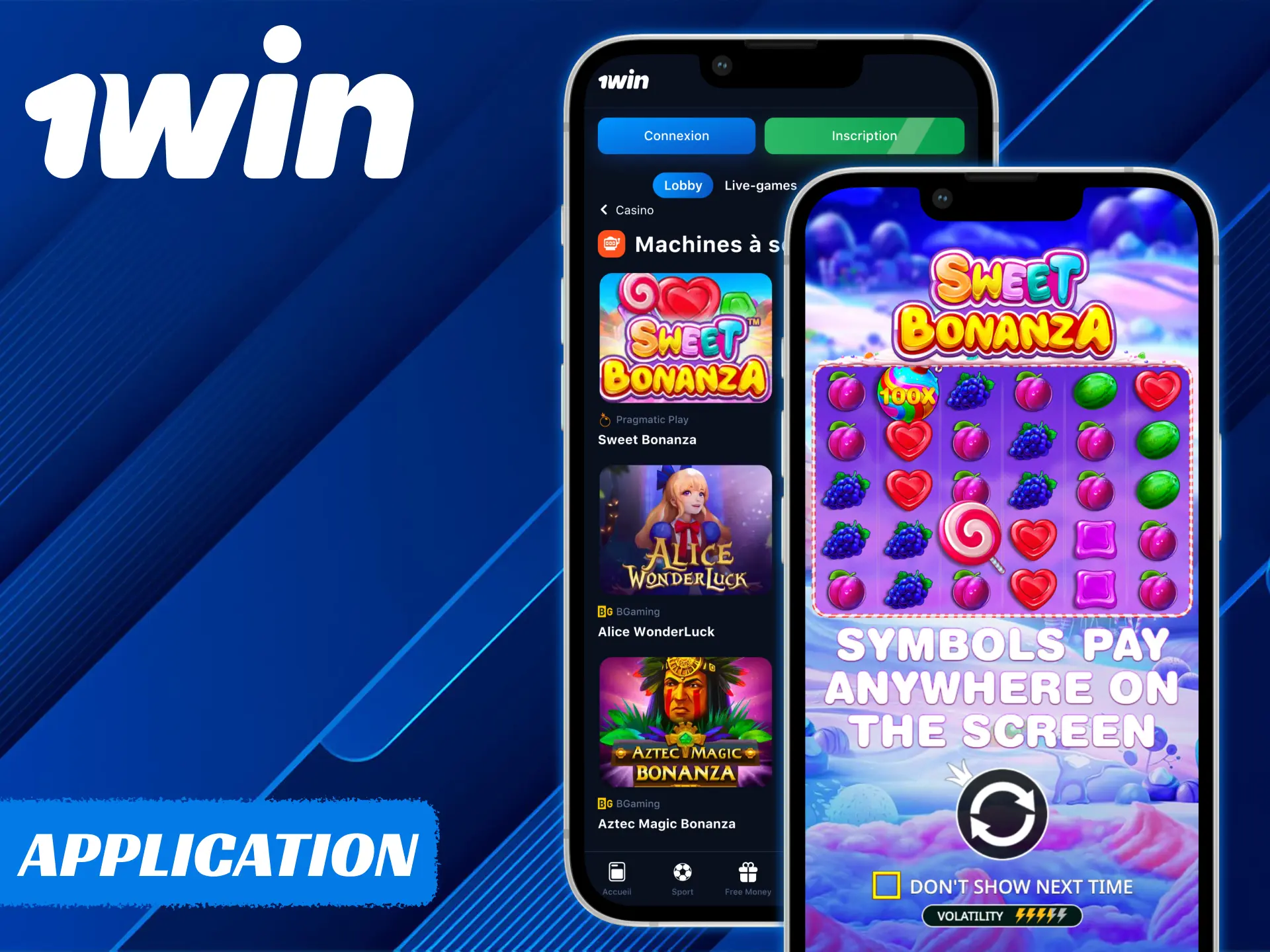 1Win propose une application mobile pour Android et iOS.